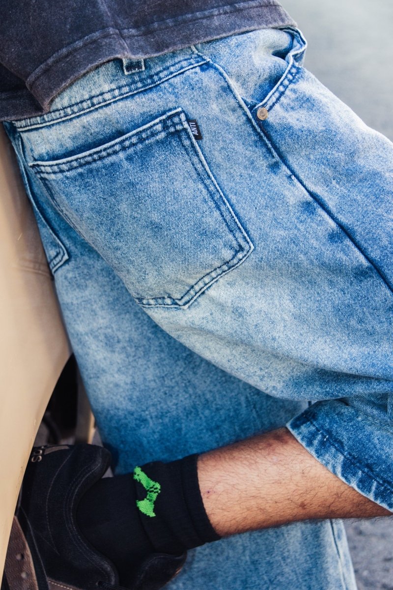Jort Baggy Mezclilla Azul - ANTIFASHION