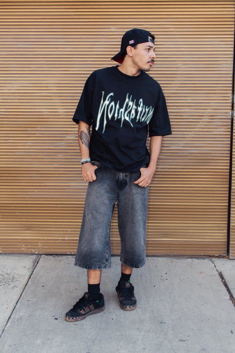 Jort Baggy Mezclilla Negro - ANTIFASHION