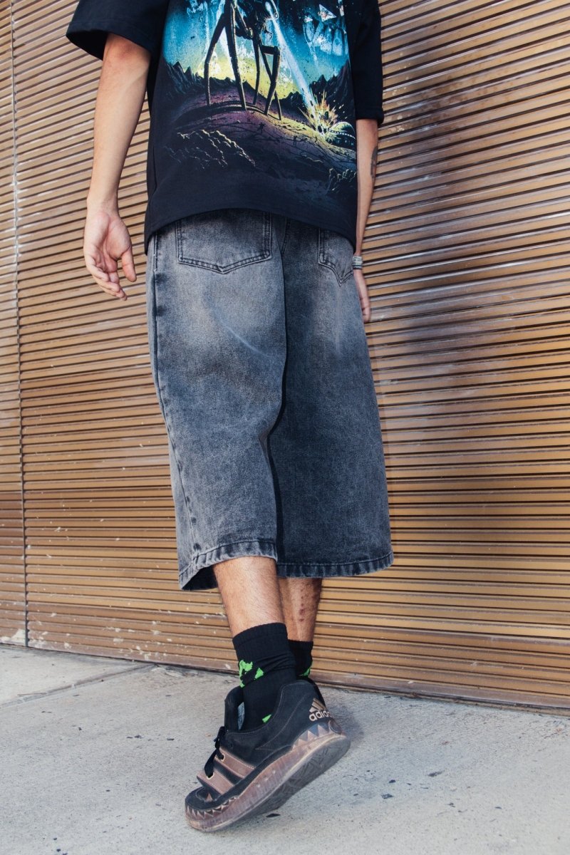 Jort Baggy Mezclilla Negro - ANTIFASHION