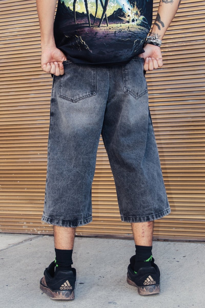 Jort Baggy Mezclilla Negro - ANTIFASHION