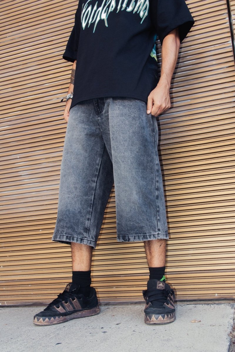 Jort Baggy Mezclilla Negro - ANTIFASHION