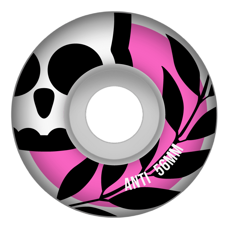 Llanta Skate Logo Rosa - ANTIFASHION