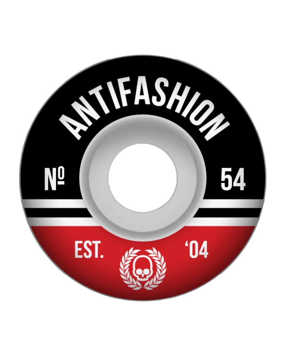 Llanta Skate Retro Negro Rojo - ANTIFASHION