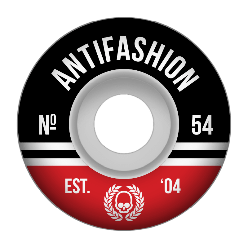 Llanta Skate Retro Negro Rojo - ANTIFASHION