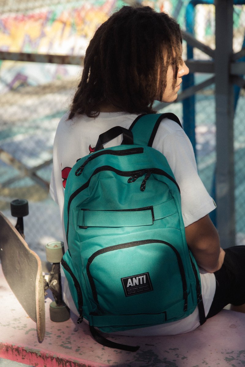 Mochila Essential Azul Jaspe - ANTIFASHION