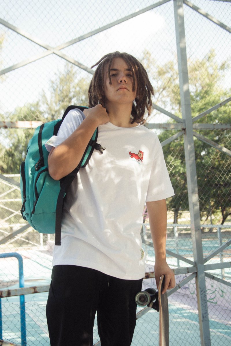 Mochila Essential Azul Jaspe - ANTIFASHION