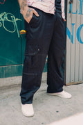 Pantalon Carpintero Cargo Negro - ANTIFASHION