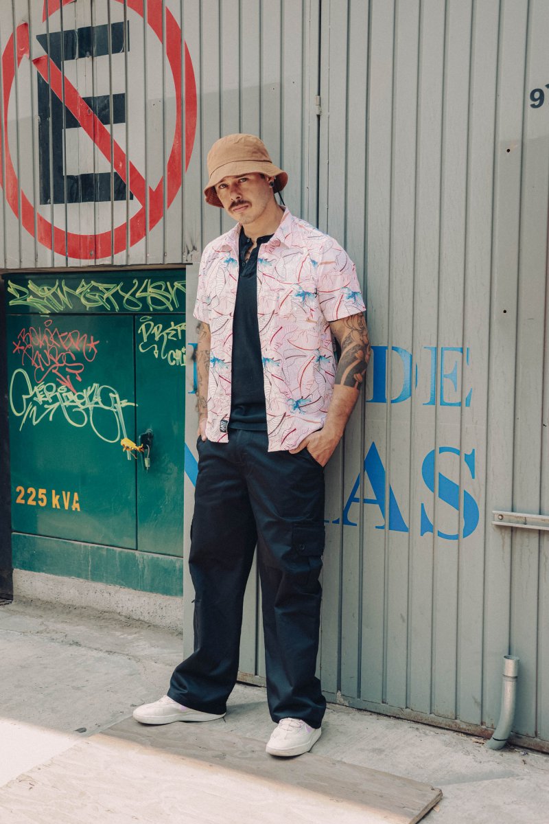 Pantalon Carpintero Cargo Negro - ANTIFASHION