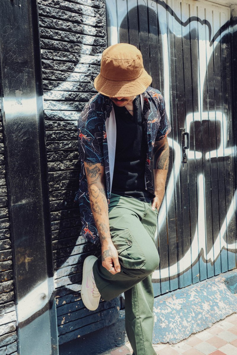 Pantalon Carpintero Cargo Olivo - ANTIFASHION