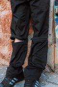 Pantalon Carpintero Convertible Negro - ANTIFASHION