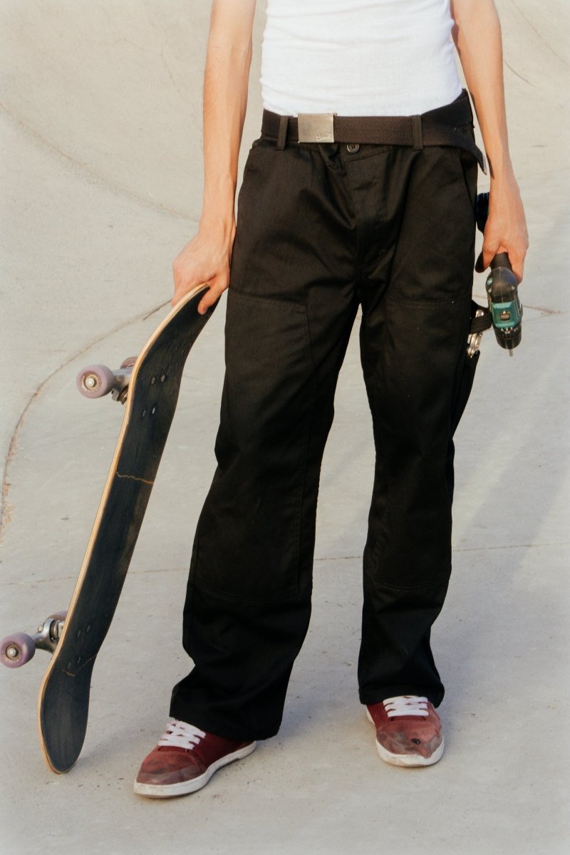 Pantalon Carpintero Heavy Duty Black - ANTIFASHION