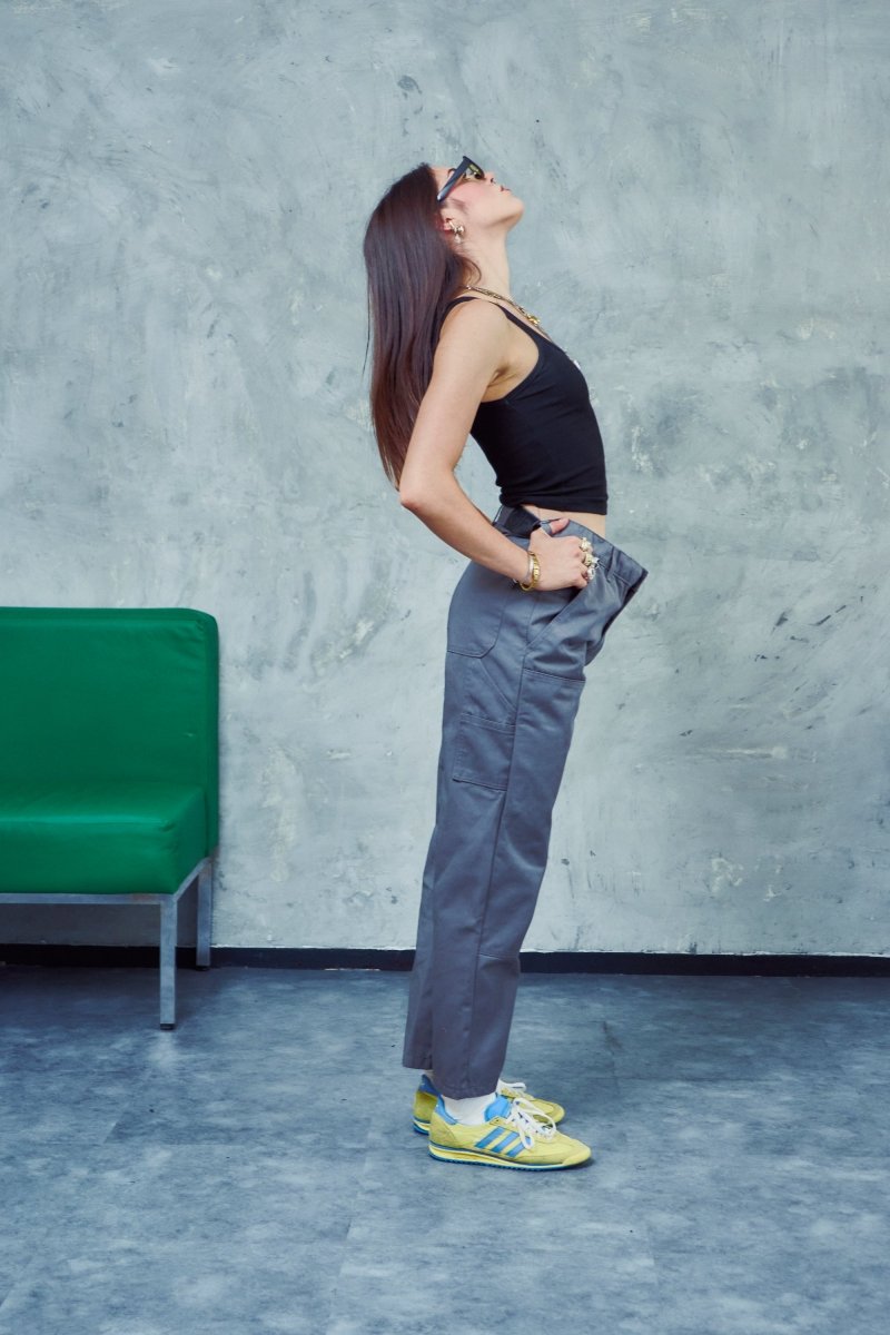 Pantalon Carpintero Heavy Duty Gris - ANTIFASHION
