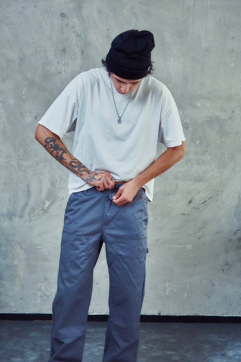 Pantalon Carpintero Heavy Duty Gris - ANTIFASHION