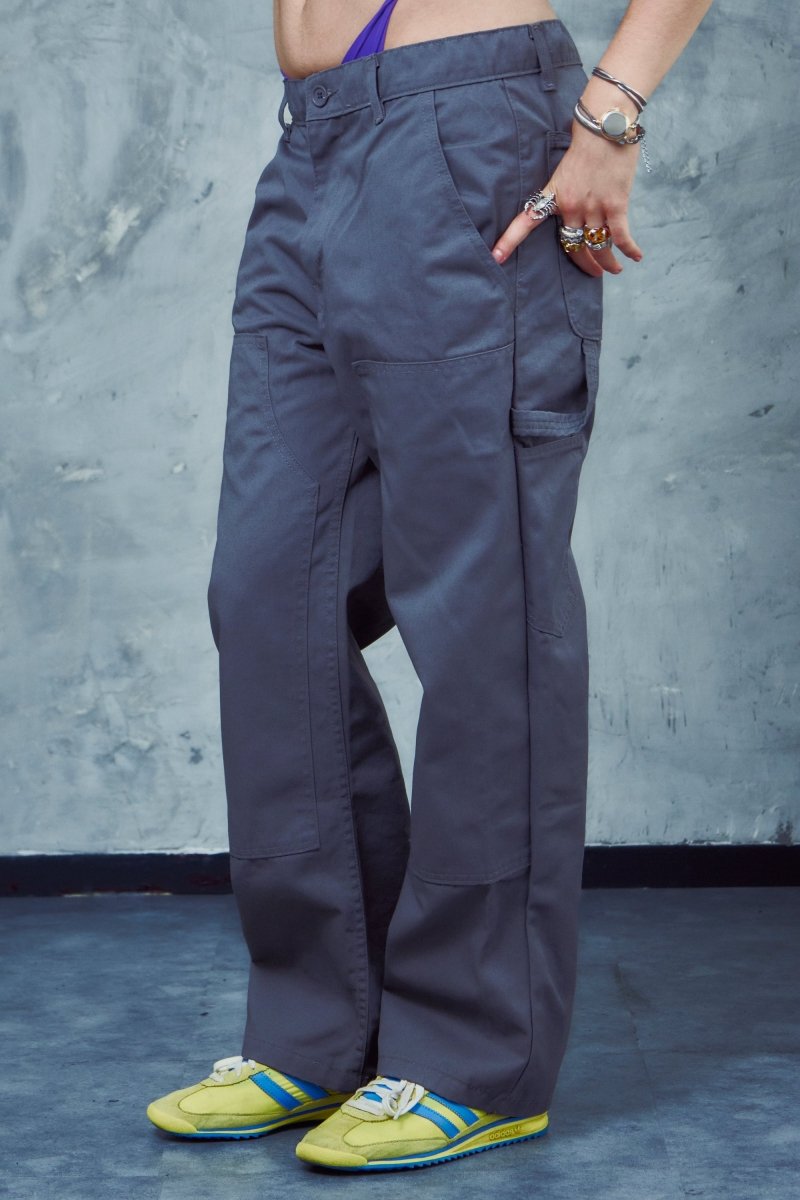 Pantalon Carpintero Heavy Duty Gris - ANTIFASHION