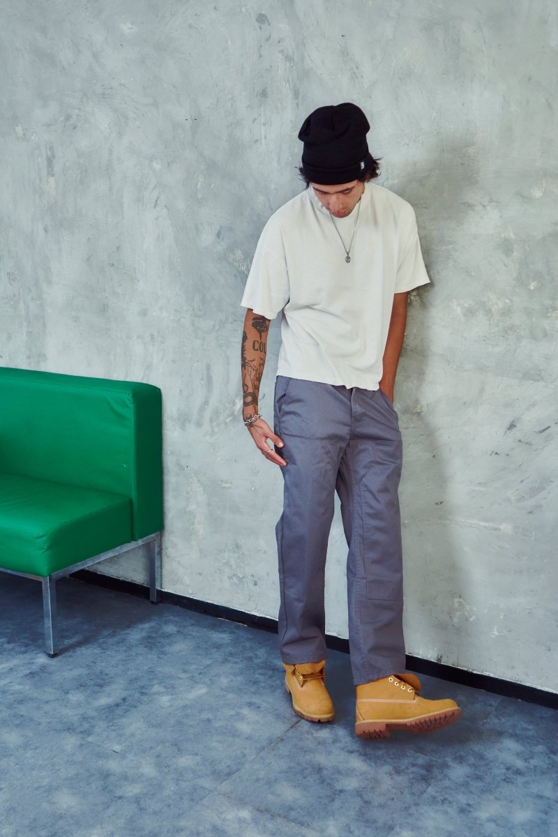 Pantalon Carpintero Heavy Duty Gris - ANTIFASHION