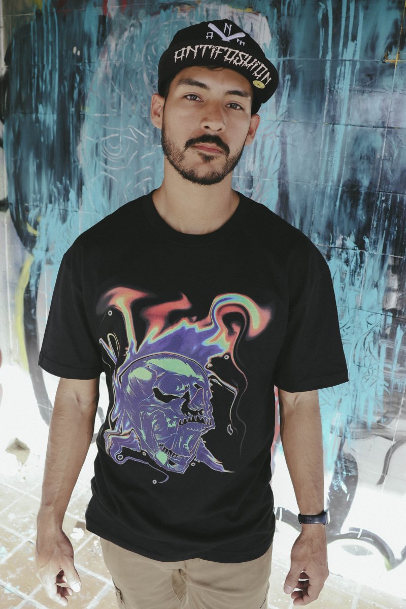 Playera Acid Skull - ANTIFASHION