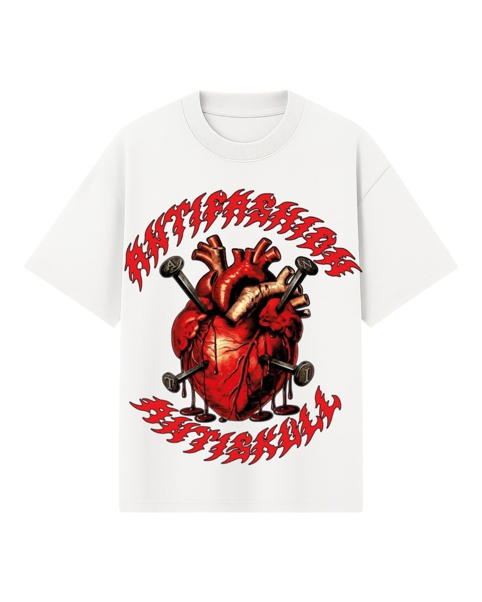 Playera Anti Skull Arrow Heart - ANTIFASHION
