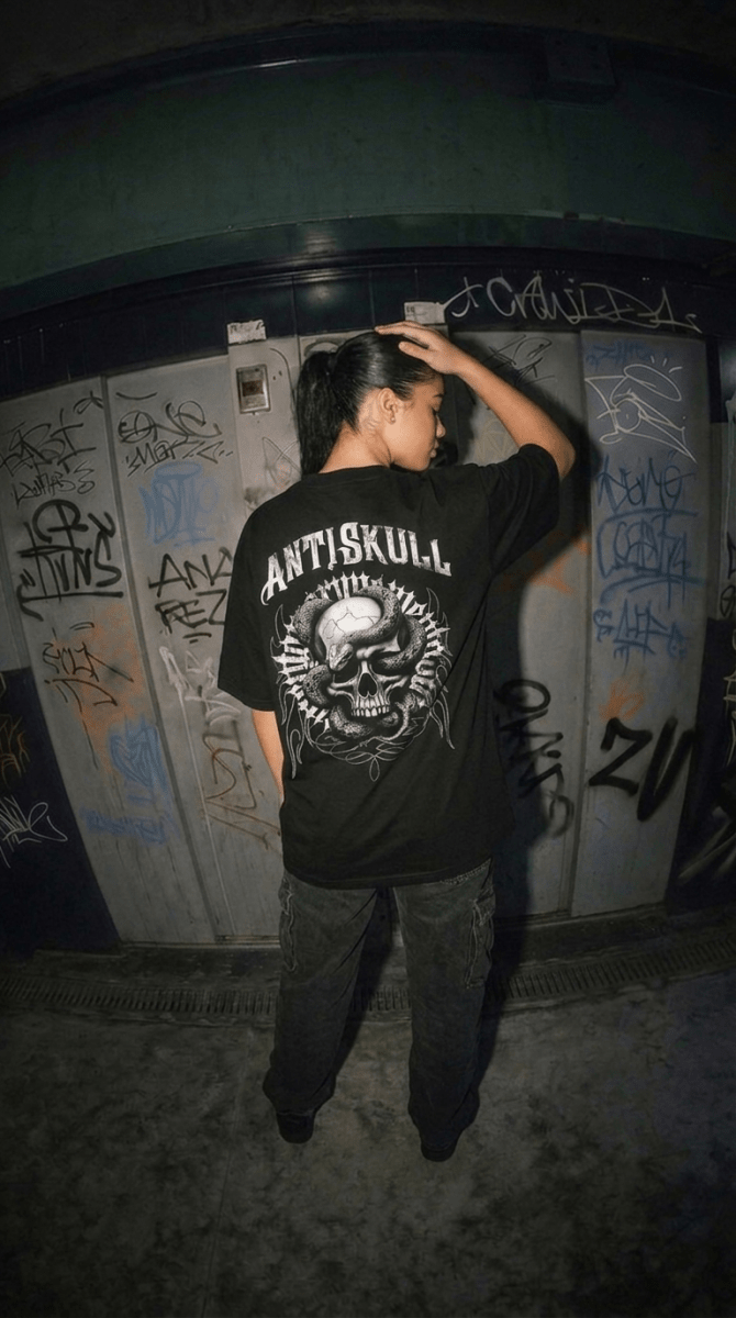 Playera Anti Skull Cranium - ANTIFASHION