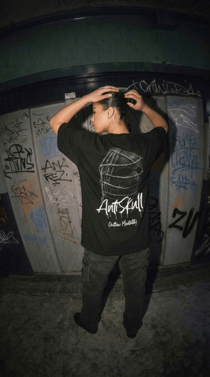 Playera Anti Skull Mentality - ANTIFASHION