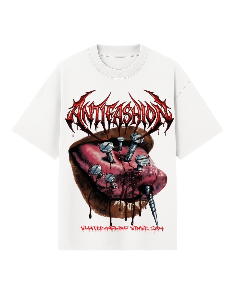 Playera Anti Skull Nails - ANTIFASHION