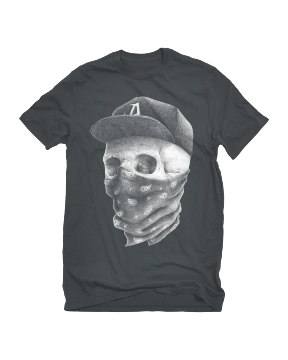 Playera Bandana Skull Oxford - ANTIFASHION