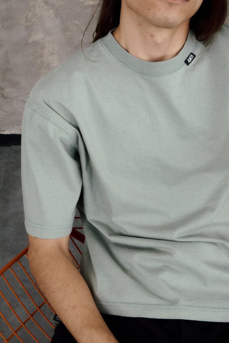 Playera Boxy Cemento - ANTIFASHION