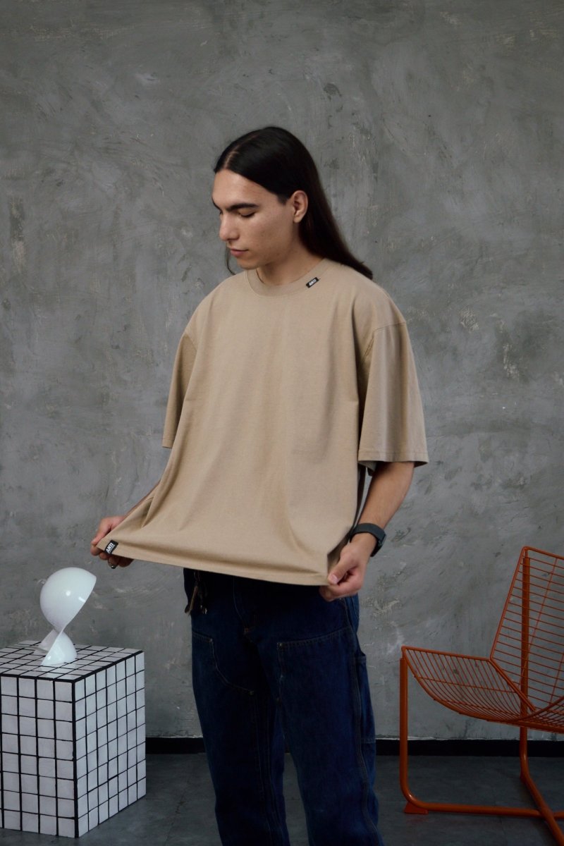 Playera Boxy Kaki - ANTIFASHION