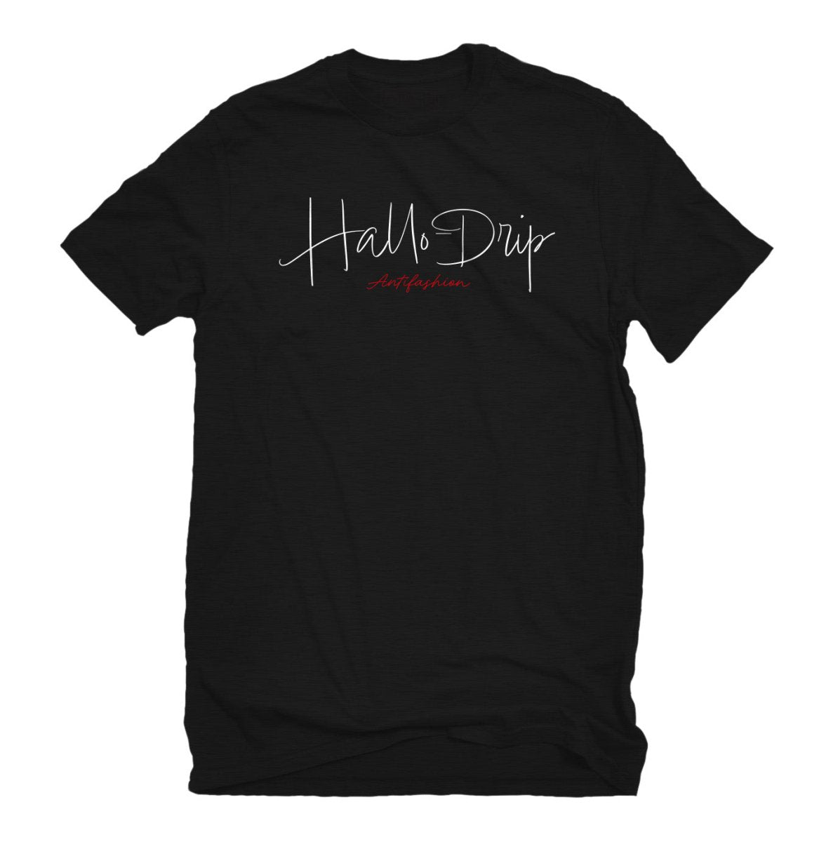 Playera Hallo - Drip Negro - ANTIFASHION