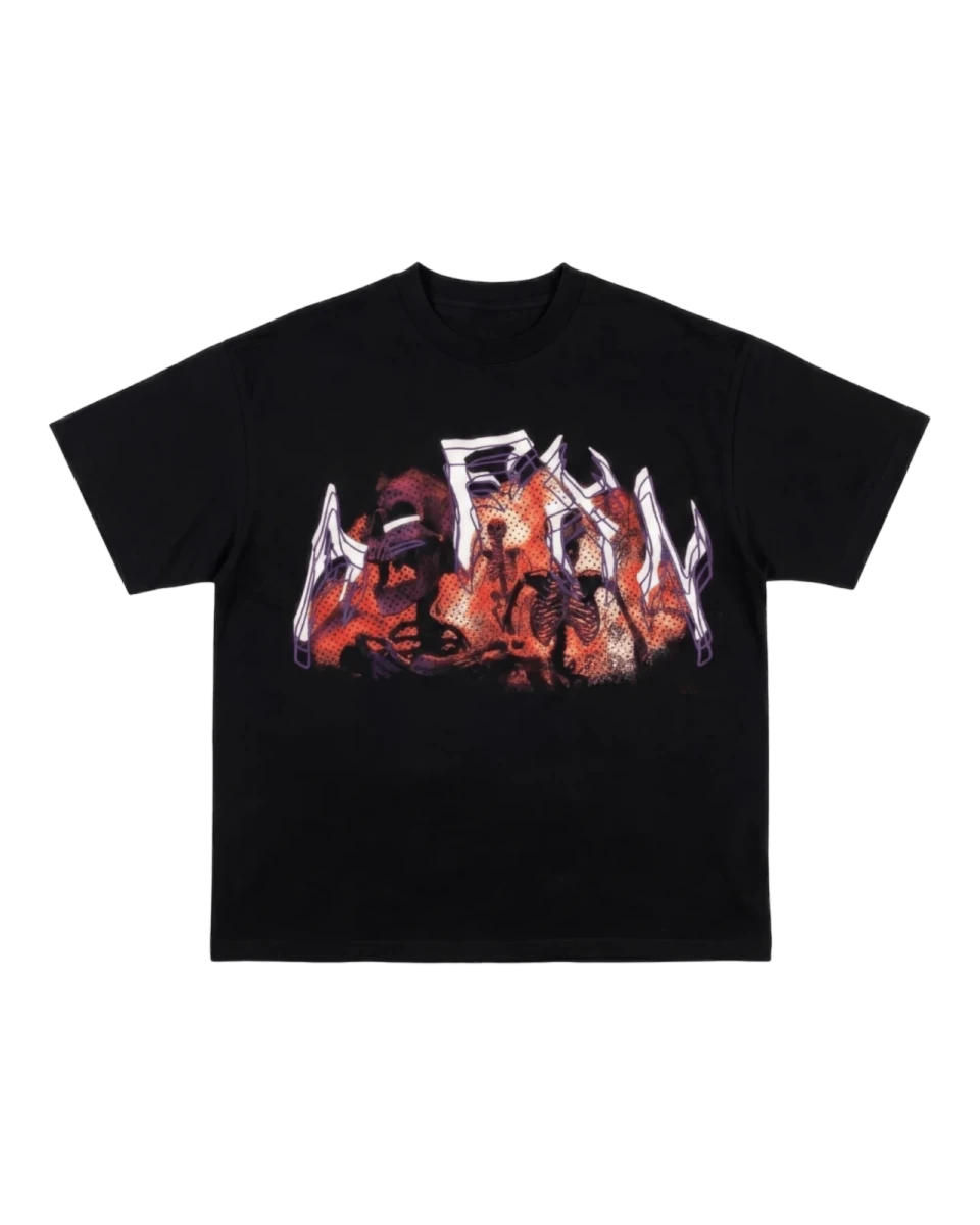 Playera HEAVY DUTY Burn It Down - ANTIFASHION