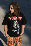 Playera Heavy Duty Christ Black - ANTIFASHION