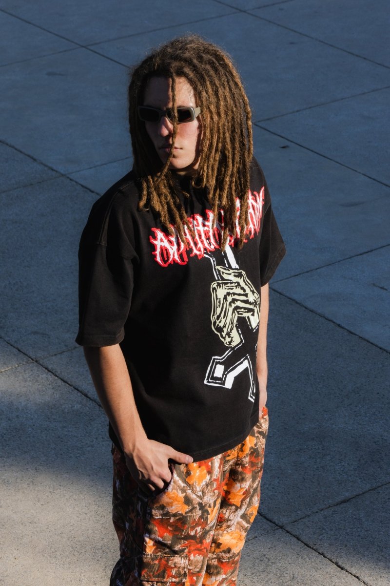 Playera Heavy Duty Christ Black - ANTIFASHION