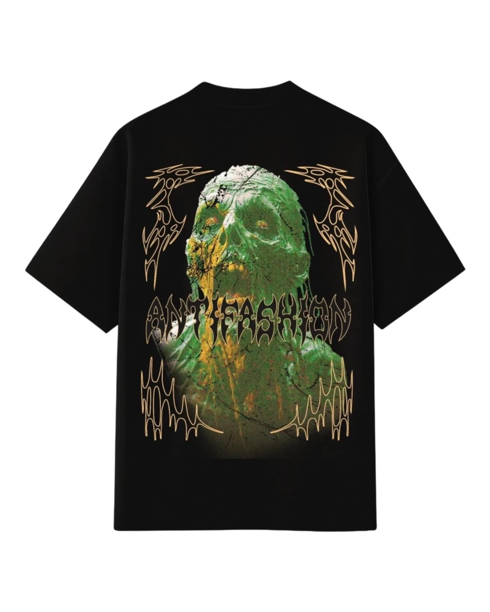 Playera HEAVY DUTY GREEN ZOMBI - ANTIFASHION