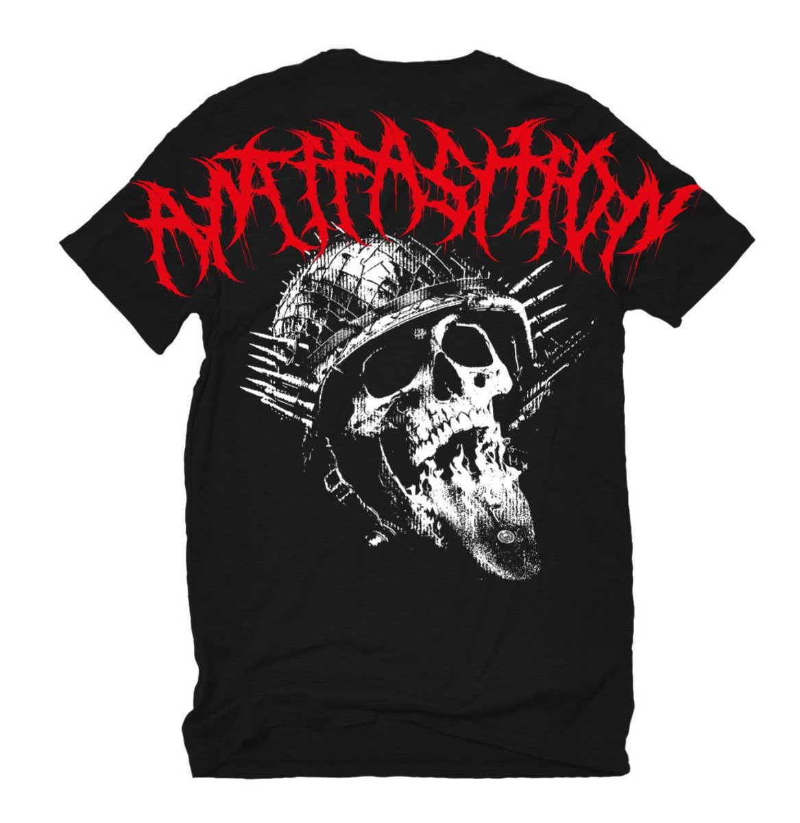 Playera Heavy Duty Pill Black Desgaste - ANTIFASHION