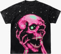 Playera HEAVY DUTY Pink Skull - ANTIFASHION