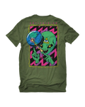 Playera Hidden Power Olivo - ANTIFASHION