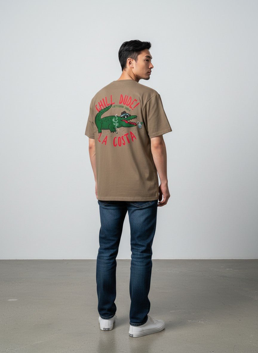 Playera La Costa Kaki - ANTIFASHION