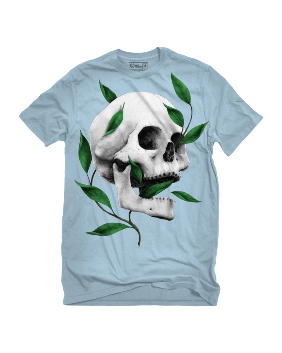 Playera Laureles Azul - ANTIFASHION