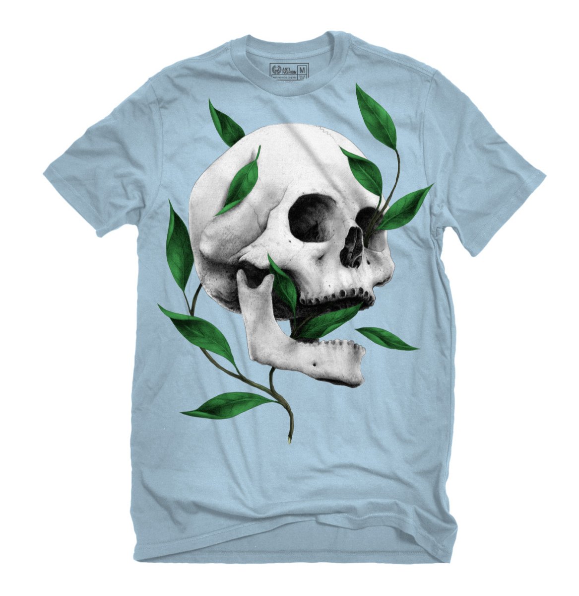 Playera Laureles Azul - ANTIFASHION