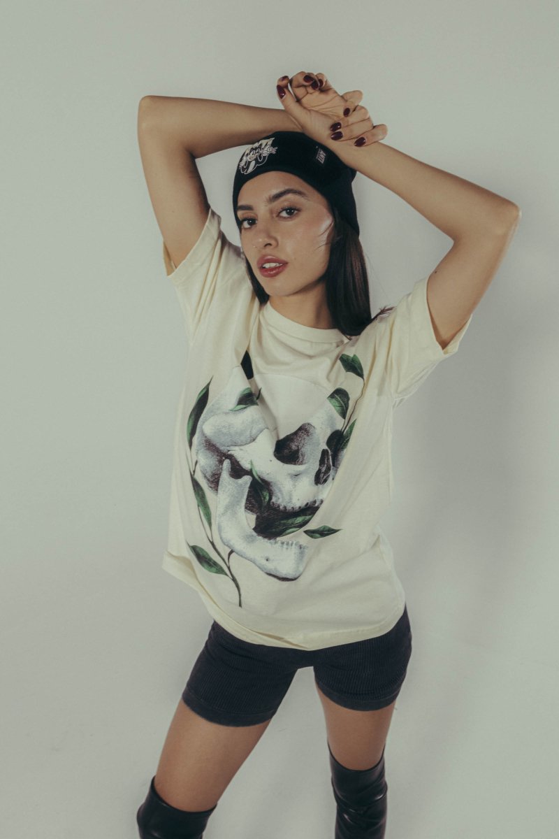 Playera Laureles Paja - ANTIFASHION