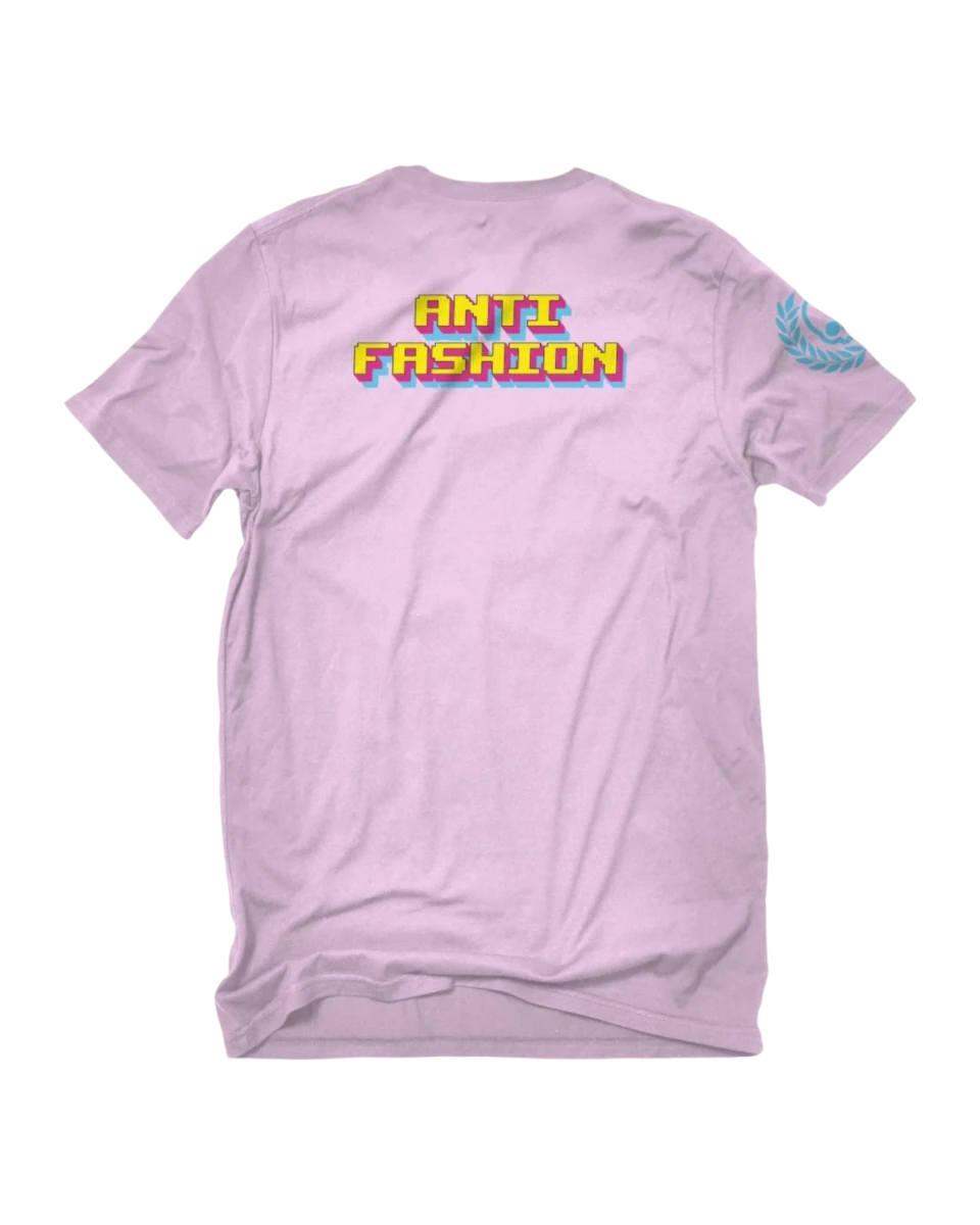 Playera Life is a Video Game Pink - ANTIFASHION