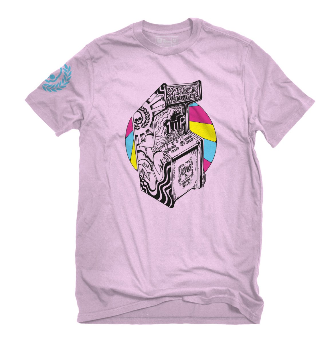 Playera Life is a Video Game Pink - ANTIFASHION