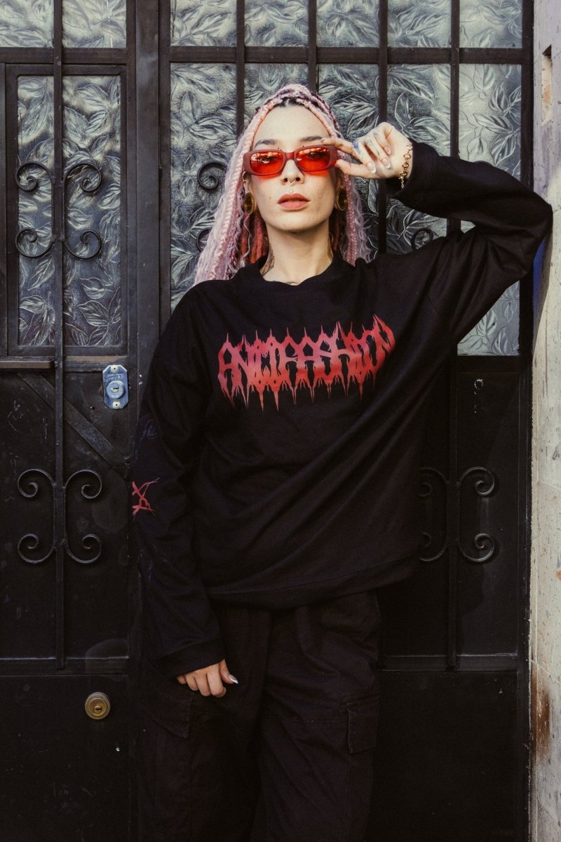Playera Manga Larga Team - ANTIFASHION