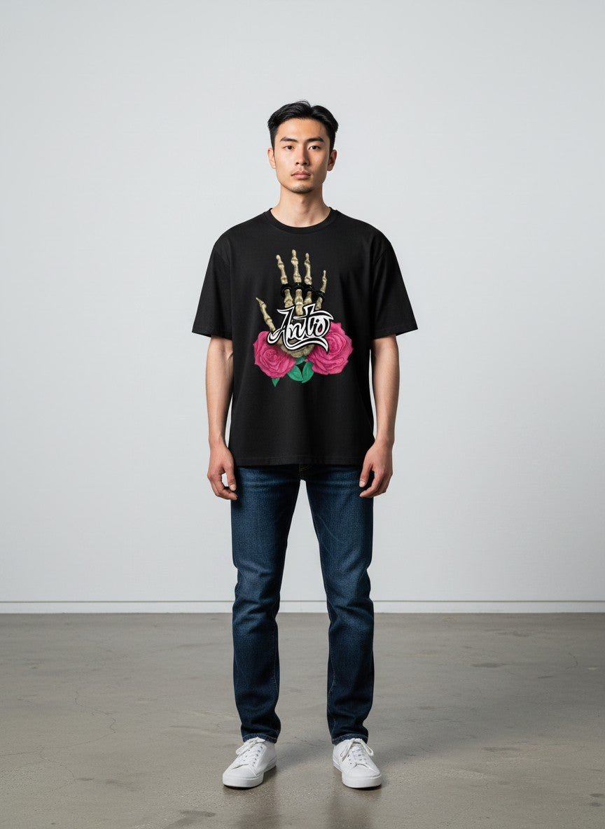 Playera Manopla Negro - ANTIFASHION