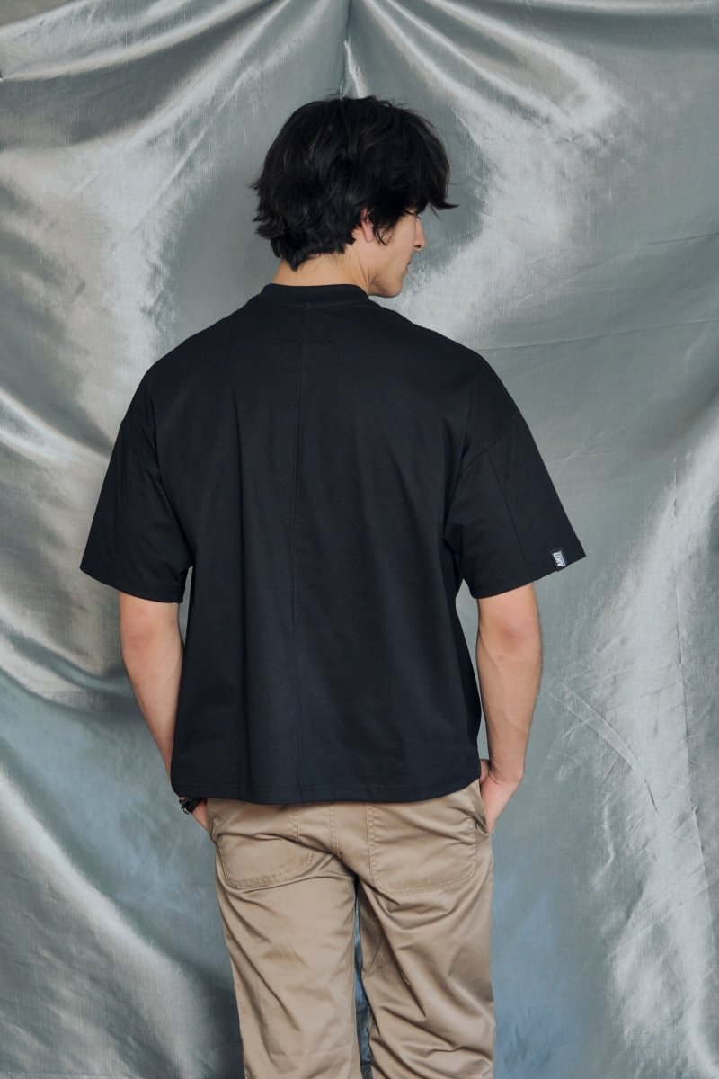 Playera Oversize Dravus Black - ANTIFASHION