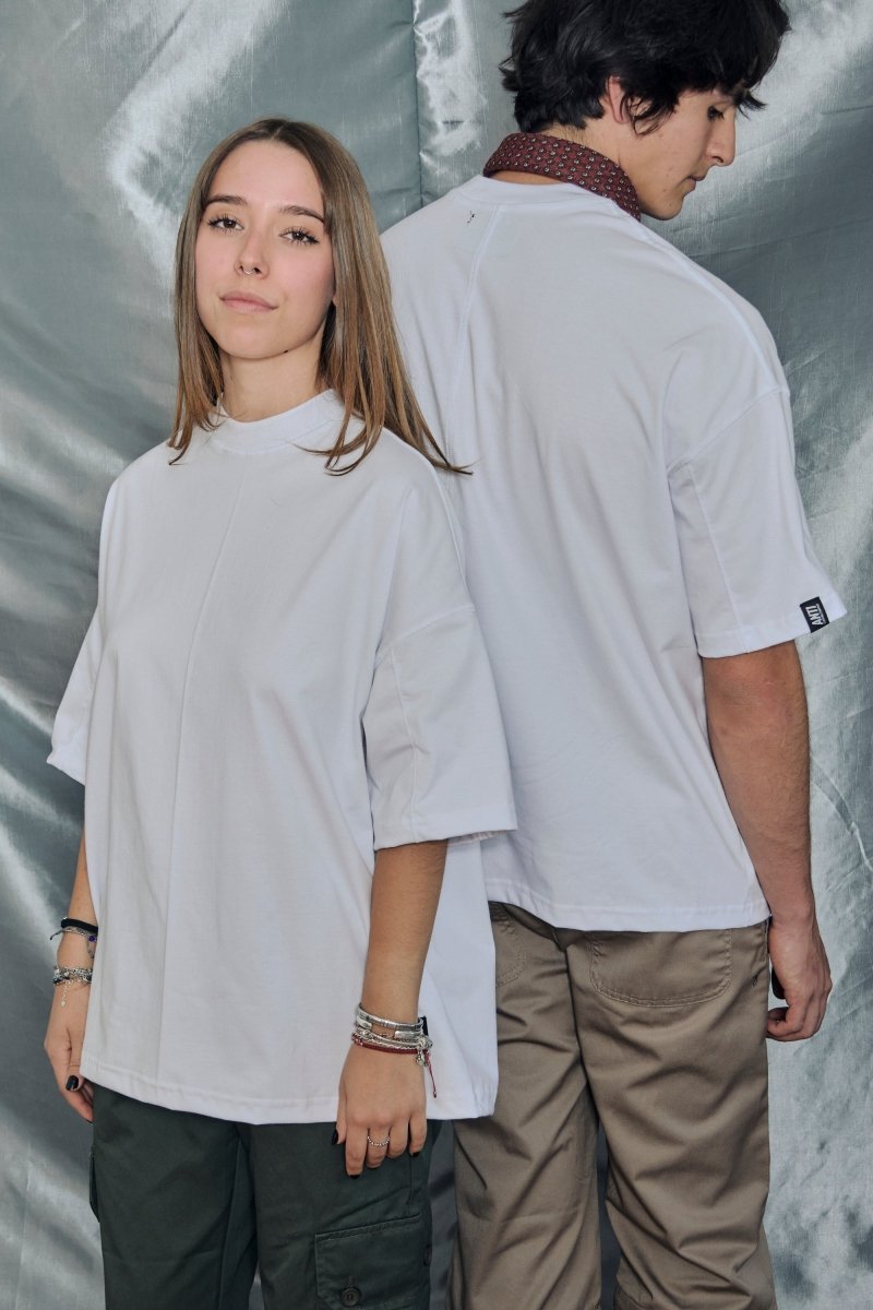 Playera Oversize Dravus White - ANTIFASHION