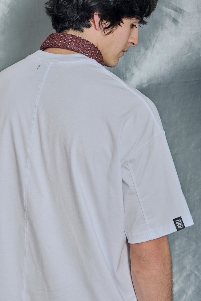 Playera Oversize Dravus White - ANTIFASHION
