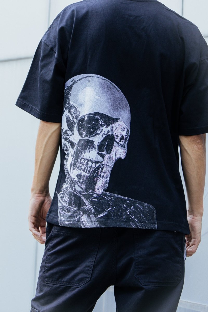 Playera Prime Chrome Robot Black - ANTIFASHION