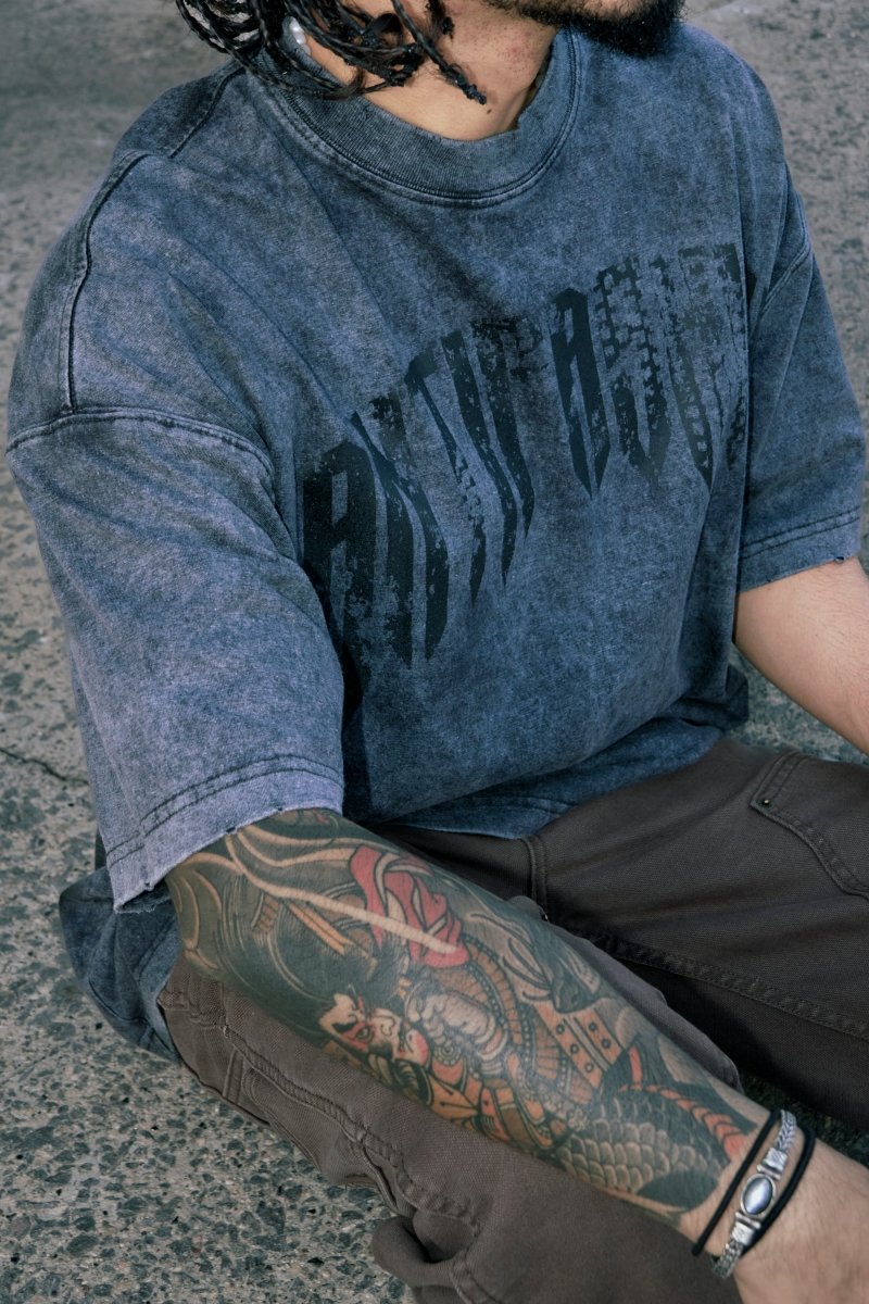 Playera Prime Crown Deslavada - ANTIFASHION
