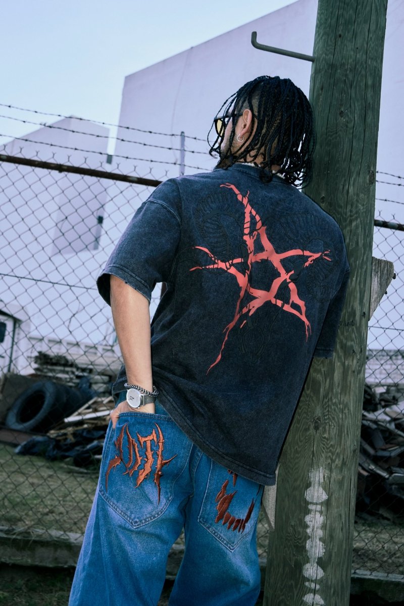 Playera Prime Destruction Deslavada - ANTIFASHION