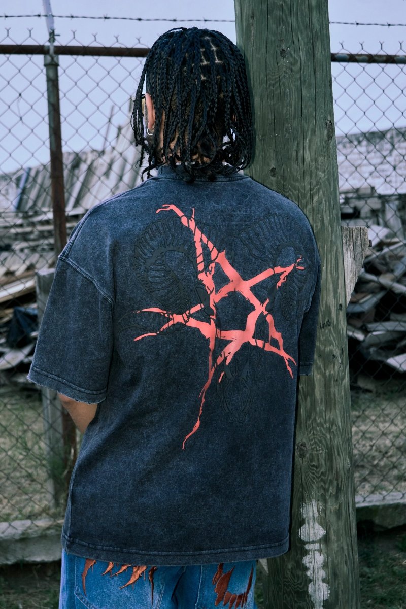 Playera Prime Destruction Deslavada - ANTIFASHION